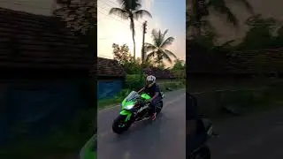 Ninaj 300 flyby with exhaust 🔥🧨⚡️ #ninja300 #superbikeshorts #ninja  #viralshorts #exhaustsound