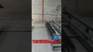 Full automatic BRC welded wire mesh machine in Zambia in rolls 2.5-6.0MM X200x200MM