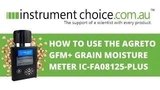 How to Use the Agreto GFM+ Grain Moisture Meter - IC-FA08125-PLUS