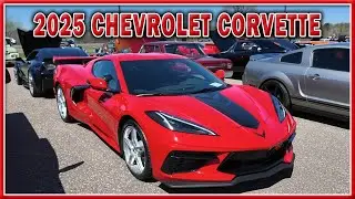 Chevrolet Corvette Stingray Coupe 2025 года, цвет Torch Red, 1LT