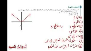 وصف خصائص الدالة الرئيسة -  الام