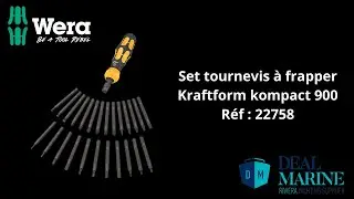 Tournevis &agrave; frapper avec lames interchangeables WERA - ref  22758