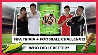 FIFA World Cup trivia + Foosball challenge!