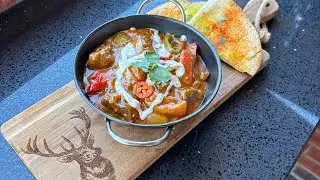 Indian curry, made with Venison. From Warwickshire Game.
