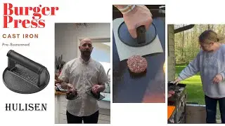 🎬 The Ultimate Burger Hack You Need This Summer! 🔥 | HULISEN Cast Iron Burger Press