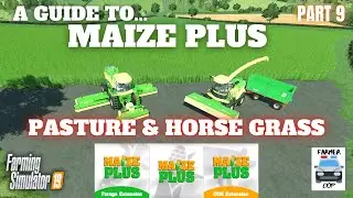 PASTURE & HORSE GRASS - Guide to Maize Plus - Farming Simulator 19