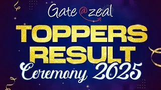 Gate Result Toppers 2025 | Best Coaching for Gate in Indore | Gate AT Zeal Toppers Result Ceremony
