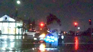 Hit n Run Scooter in the Rain / South Gate CA / Nov 14th 2025 / Caught on Dashcam