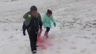 Utah Family Christmas Sledding 2017