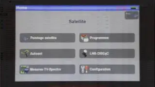 Ajout d'un satellite en mode pointage sur SEFRAM 7848 - 7849 - 7859