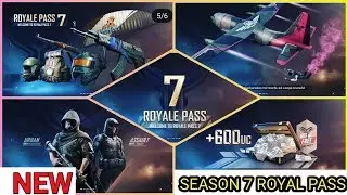 PUBG MOBILE SEASON 7 ROYAL PASS LEAKS GUN SKIN & OUTFIT AND MORE...