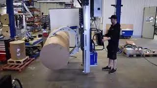 Rollenhandling verpackte Papierrollen bis 600 kg / reel handling of wrapped paper reels up to 600 kg