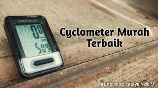 Cyclometer terbaik untuk pemula | Unboxing cateye velo 9