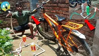 How to make protable Bike / Car / Bicycle Washer || Making High pressure Bike /car Washer at home |