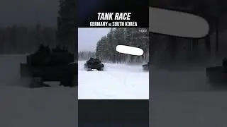 Germany vs South Korea in a Tank Race