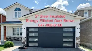 2&rdquo; Steel Insulated, Energy Efficient Garage Door with Insulated Windows on Two Sides