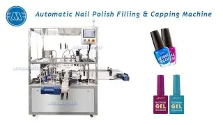 Automatic UV Gel Nail Polish Bottle Filling Capping Machine