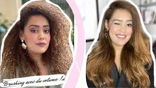 Comment lisser RAPIDEMENT ses cheveux frisés/bouclés en gardant du VOLUME !