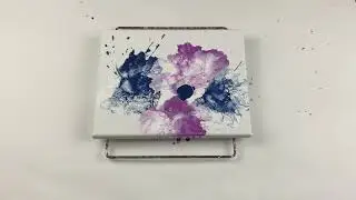 Airbrush Acrylic Dutch Pour Painting