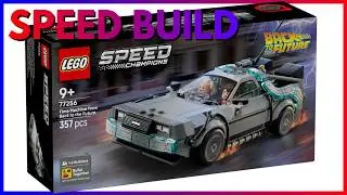 Lego 77256 Time Machine from Back to the Future Speed Build
