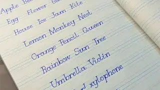 Simple Handwriting for beginners // Print Writing // English Writing // writing Practice // writing