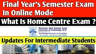 Makaut Final Year Students Exam In Online Mode 🔥| makaut university | calcutta university | makaut