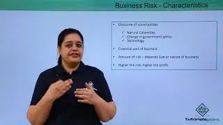 Class 11th – Business Risk | Business studies | Tutorials Point