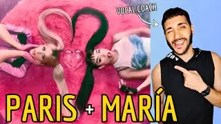 DUO PICANTE!!! 🌶️ REACCION y ANALISIS VOCAL a WITHOUT LOVE - MARIA BECERRA y PARIS HILTON
