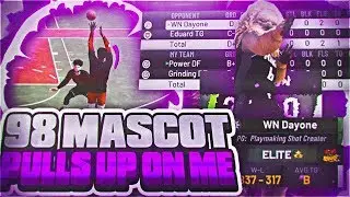 ELITE MASCOT TRIES TO EXPOSE POWER & GRINDING DF AND THIS HAPPENED... | NBA 2K19 PARK