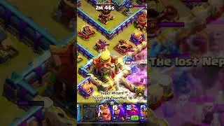 Super Wizard Destroyed TownHall 16 😱 #coc #clashofclans #gaming #townhall