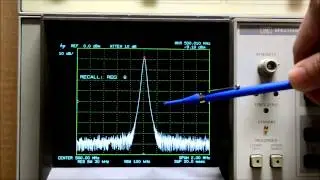 Color LCD display for HP 8566 and 8568 spectrum analyzers