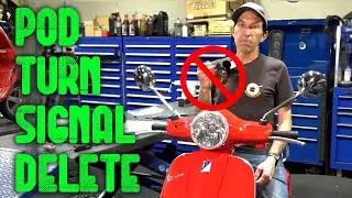 Комплект для удаления указателей поворота Pod для скутеров Vespa LX/S