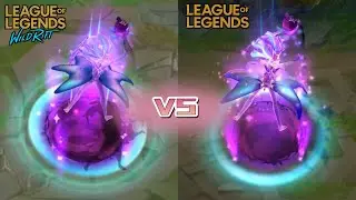 Star Guardian Zoe (Wild Rift) VS Star Guardian Zoe (LoL PC) Skin comparison 🐙🌟