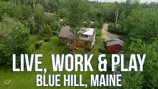 Log Home: Live, Work & Play | Maine Real Estate
