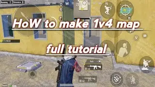 how to make 1v4 map full tutorial 😱🔥  .