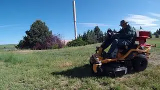 Cub Cadet ZTS1 mows Emmanuel Lutheran Weedy Lots on June 12, 2024