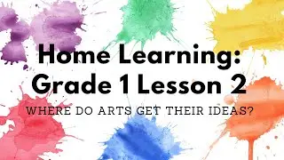 Home Learning: Grade 1 Lesson 2