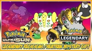 Pok&eacute;mon Ultra Sun & Ultra Moon Legendary Regigigas/Heatran Mystery Gift