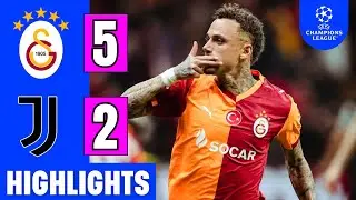 Davidson Sanchez Freekick! Galatasaray vs Juventus 5-2 Ma&ccedil; &Ouml;zeti | UCL Highlights | Sacha Boey Goal
