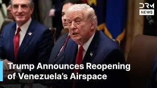 Trump Announces Venezuela's Airspace Will Reopen, Says &ldquo;Venezuelans Were Waving U.S. Flags&rdquo; | AC1N