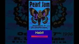 Pearl Jam Habit 10/7/96 Ft Lauderdale Florida #rock #pearljam #music #live #grunge #alternative #90s