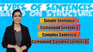 Types of Sentences in English | Simple, Compound, Complex & Compound-Complex With Examples