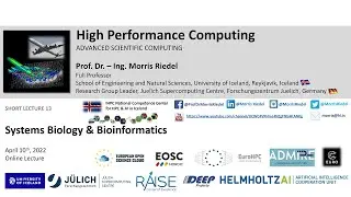 2022 High Performance Computing Short Lecture 13 Systems Biology and Bioinformatics 💻