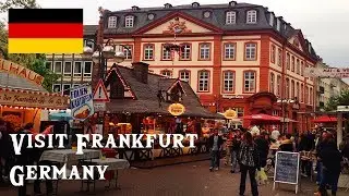 Walking Through Frankfurt, Germany | Visit Frankfurt (4K)