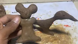 EASY CLAY MODELING: MAKING FUN FIGURES | SIMPLE DIY CLAY ART FOR BEGINNERS