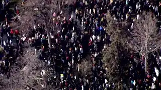 ICE protest fills Washington Square Park in Salt Lake City, Utah