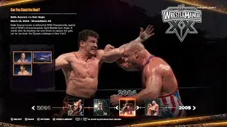 Eddie Guerrero vs Kurt Angle: WrestleMania XX: 40 Years of WrestleMania: WWE 2K24 Showcase Mode