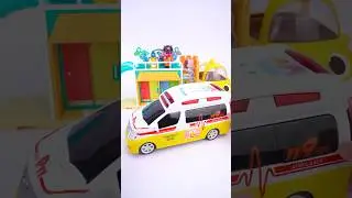 Baby Shark Pinkfong Ambulance Car ASMR Unboxing Miniature | Satisfying Toy Play
