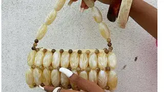 TRENDY BEADED BAG TUTORIAL.(BEGINNER FRIENDLY)