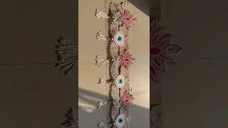 Pink Evil Eye Toran | Handmade Protection Decor for Your Home | Radhe Handicraft